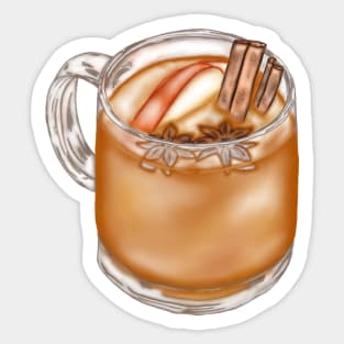 Apple Cider Glass Sticker